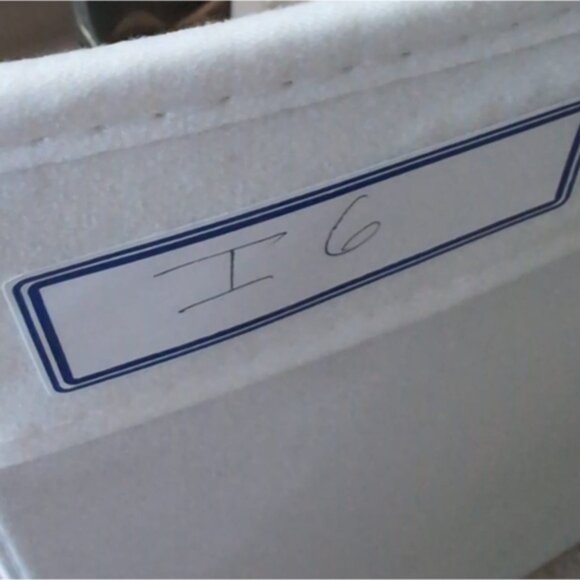 Balmain Paris Vintage 90s Silk Bloke Blokecore Striped Tie - Picture 5 of 5